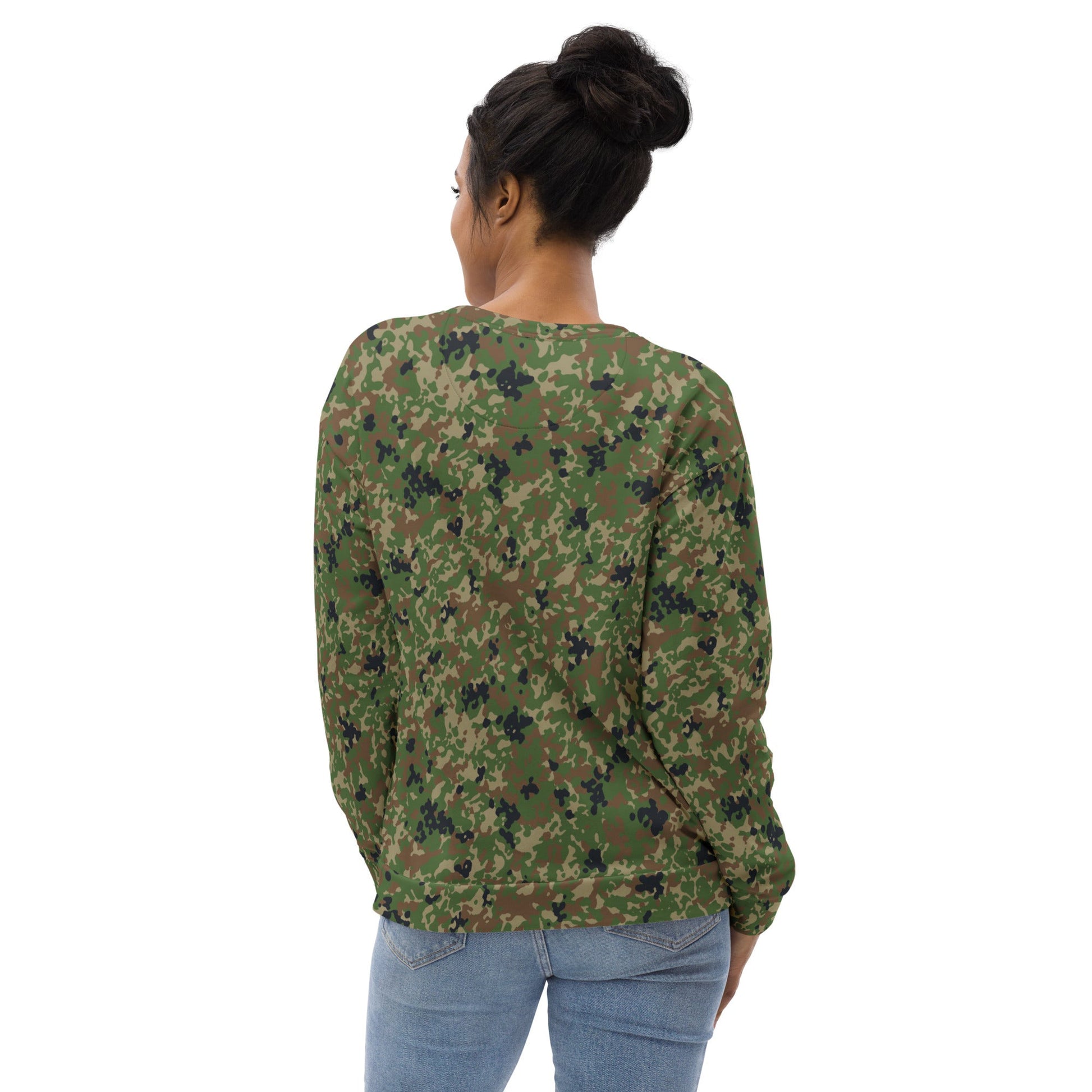 Japanese Flecktarn Jietai Woodland CAMO Unisex Sweatshirt - Sweatshirts