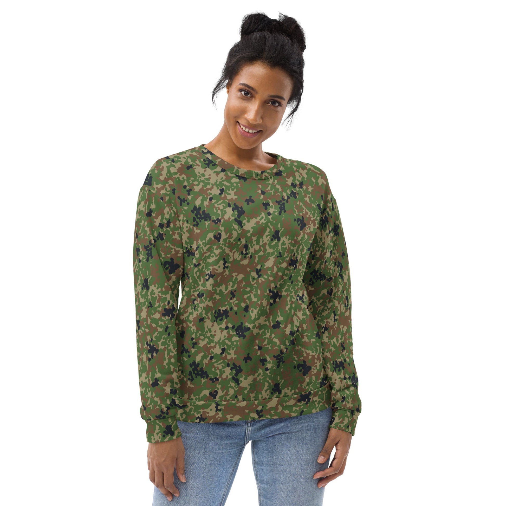 Japanese Flecktarn Jietai Woodland CAMO Unisex Sweatshirt - Sweatshirts