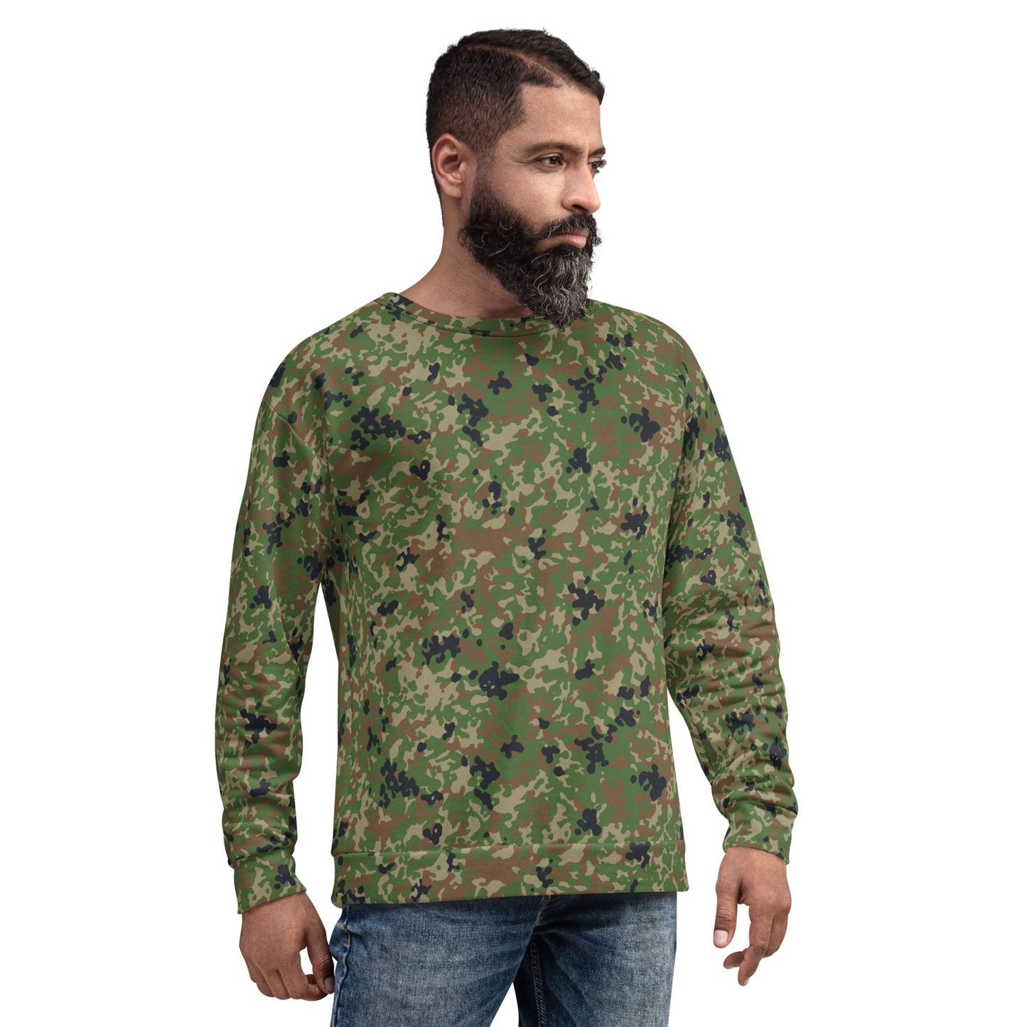 Japanese Flecktarn Jietai Woodland CAMO Unisex Sweatshirt - Sweatshirts