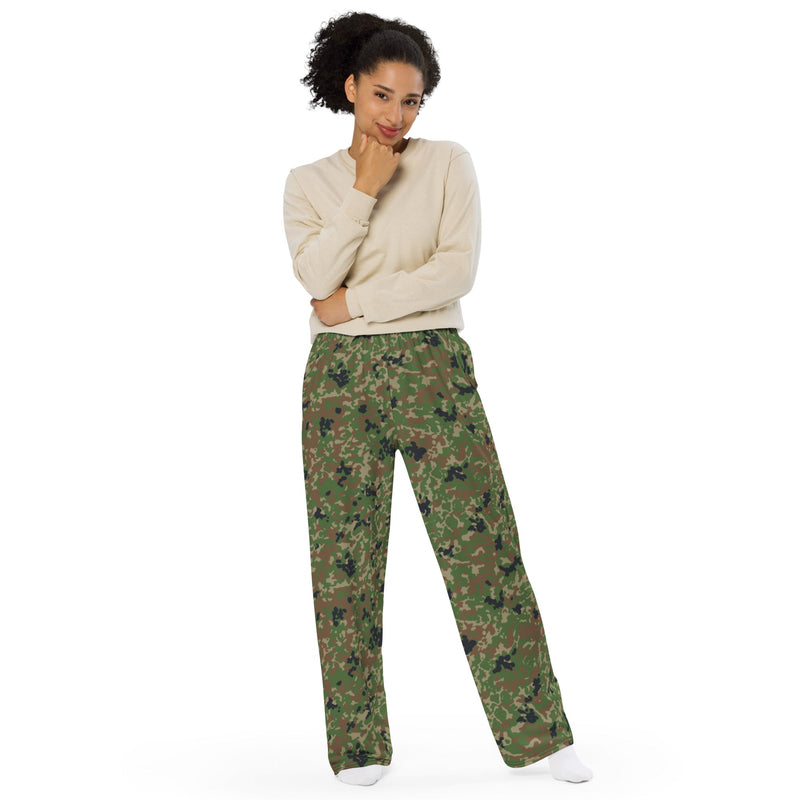 Japanese Jietai Type 2 Woodland CAMO Unisex Wide-Leg Leisure Pants - Pant