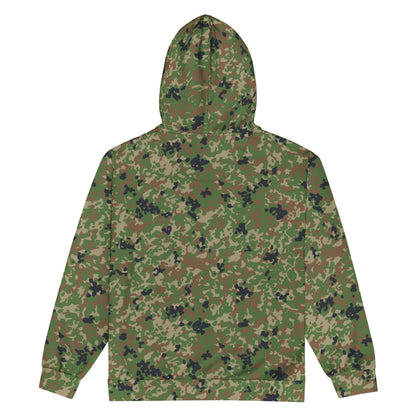 Japanese Flecktarn Jietai Woodland CAMO Unisex zip hoodie - Zip Hoodies