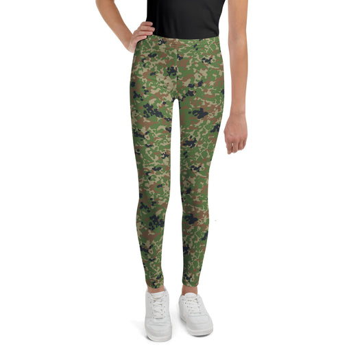 Jietai Type 2 Woodland CAMO Youth Leggings - 8