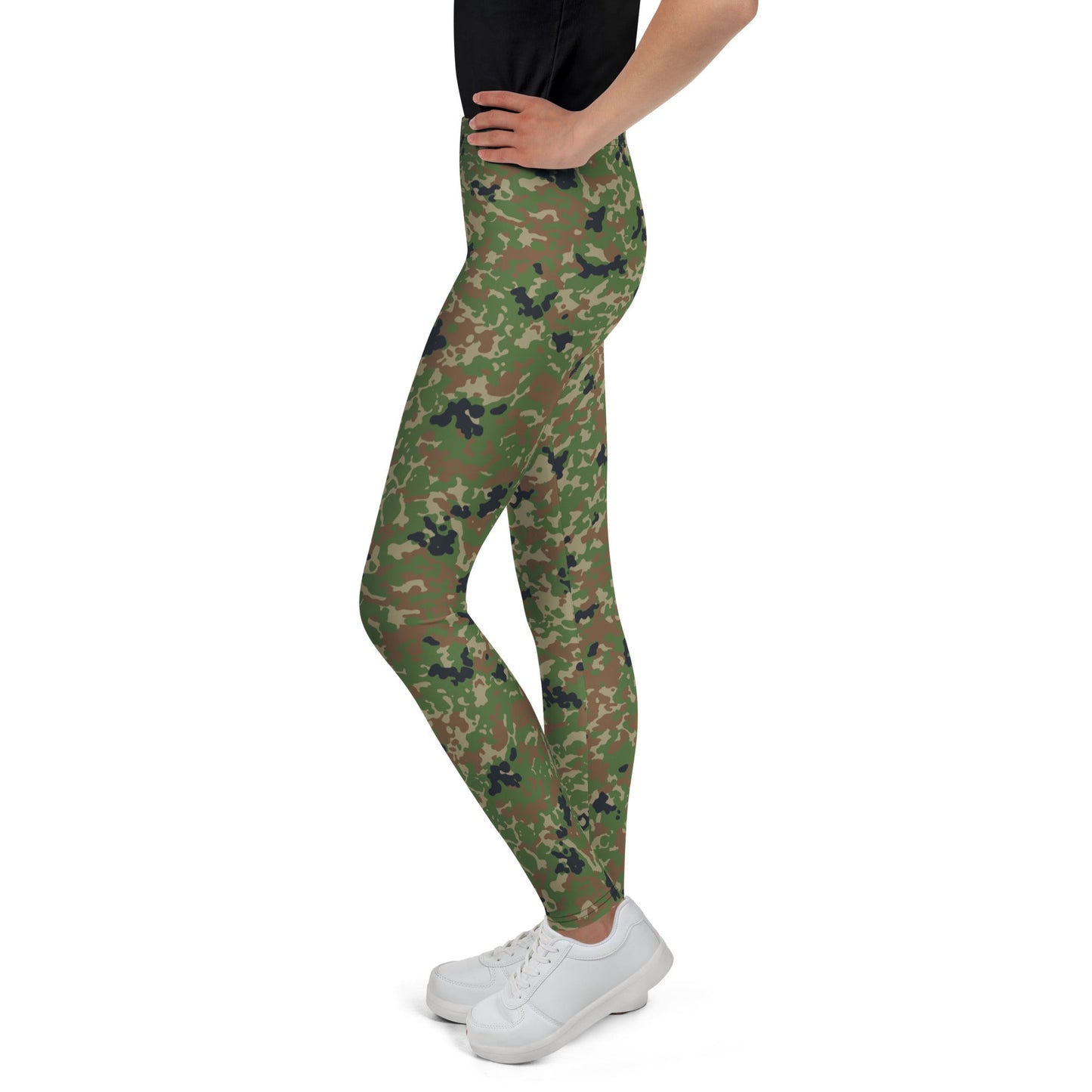 Japanese Flecktarn Jietai Woodland CAMO Youth Leggings