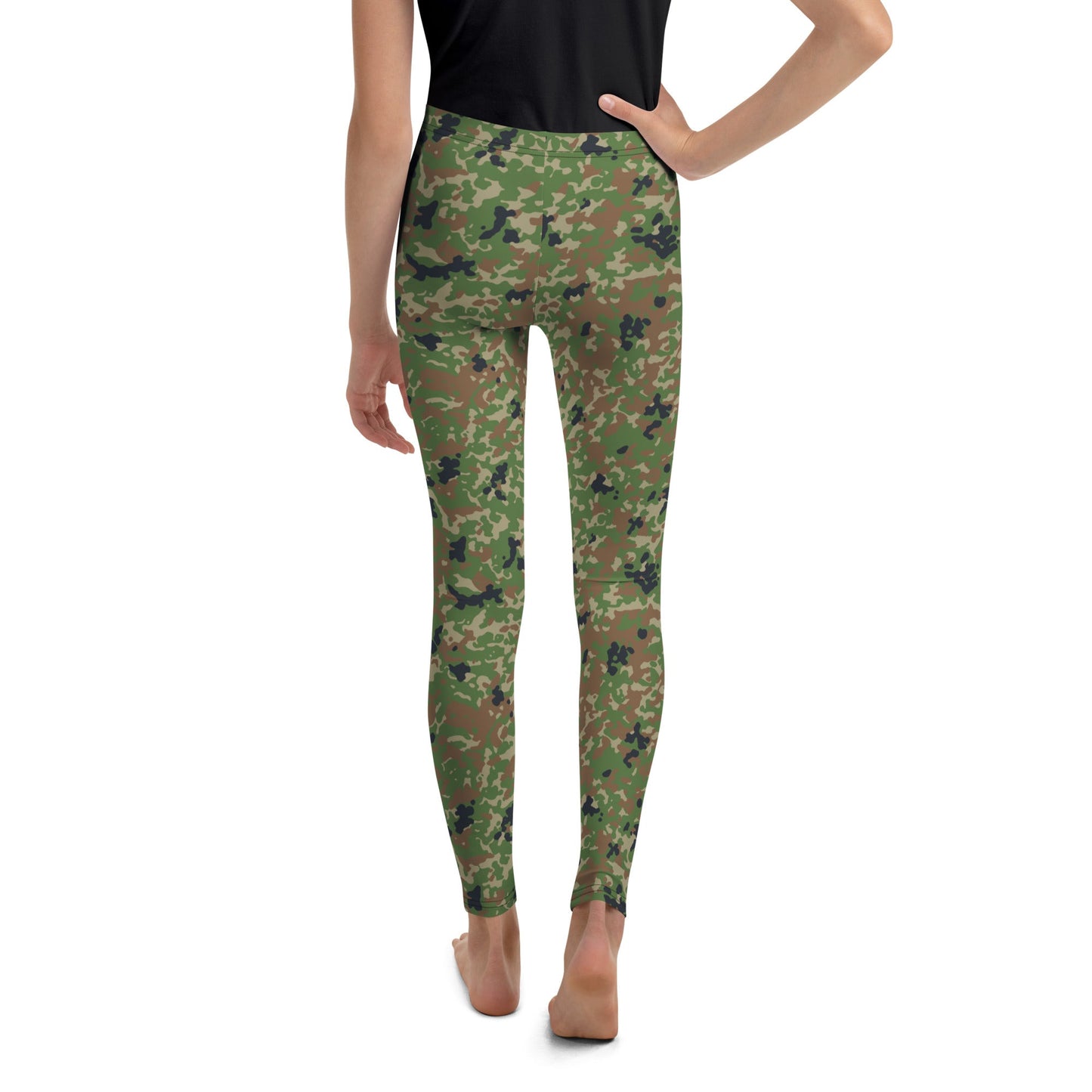 Japanese Flecktarn Jietai Woodland CAMO Youth Leggings
