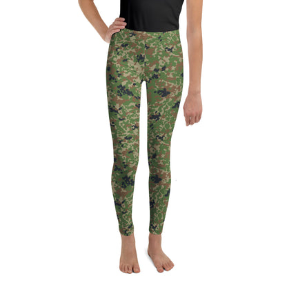 Japanese Flecktarn Jietai Woodland CAMO Youth Leggings