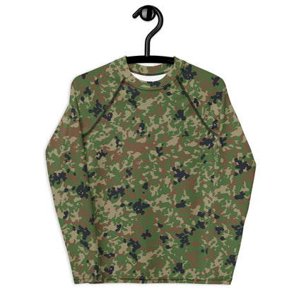 Japanese Flecktarn Jietai Woodland CAMO Youth Rash Guard