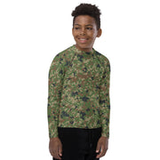 Jietai Type 2 Woodland CAMO Youth Rash Guard