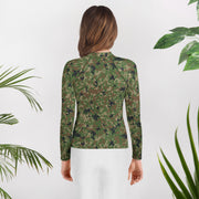 Jietai Type 2 Woodland CAMO Youth Rash Guard