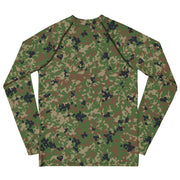 Jietai Type 2 Woodland CAMO Youth Rash Guard