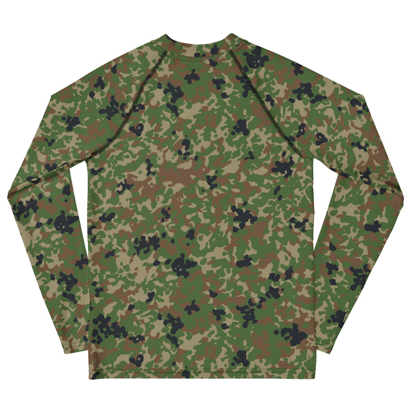 Jietai Type 2 Woodland CAMO Youth Rash Guard