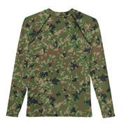 Jietai Type 2 Woodland CAMO Youth Rash Guard