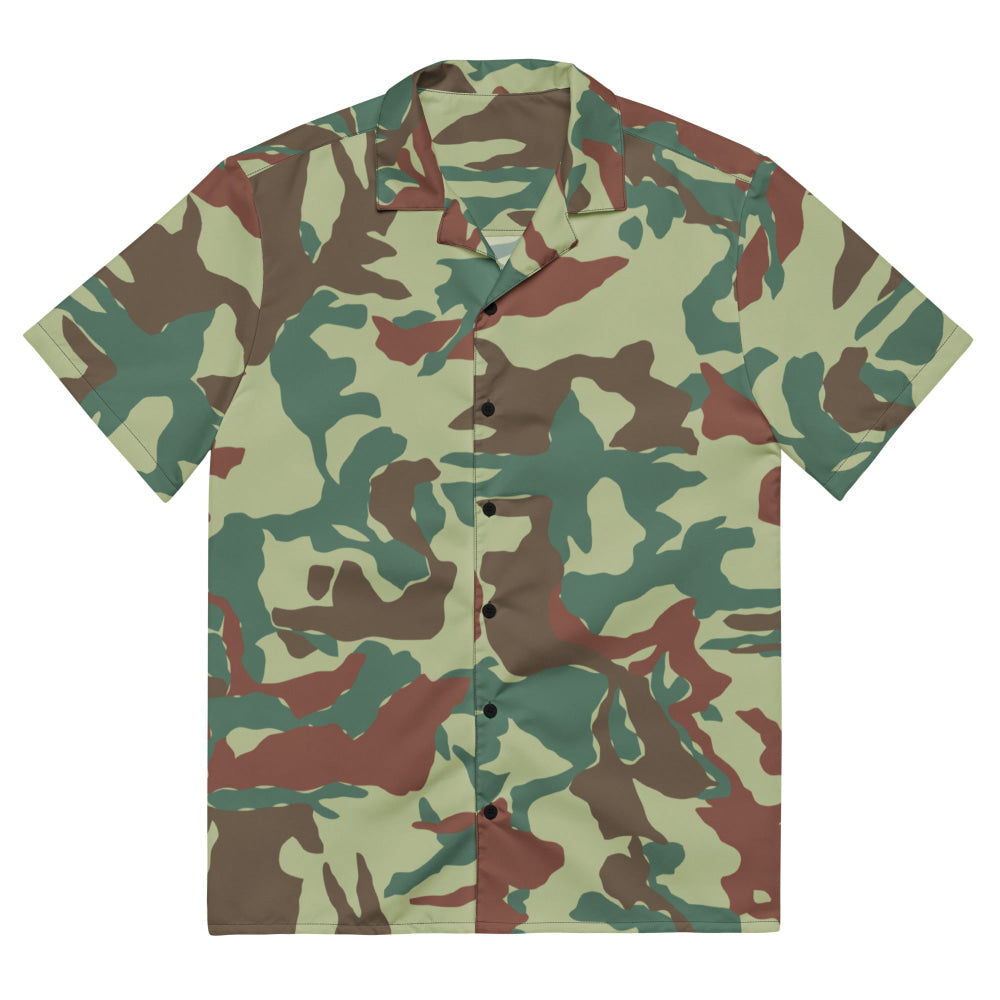 Japanese Hokkaido Airborne CAMO Unisex button shirt - 2XS - Button Shirt