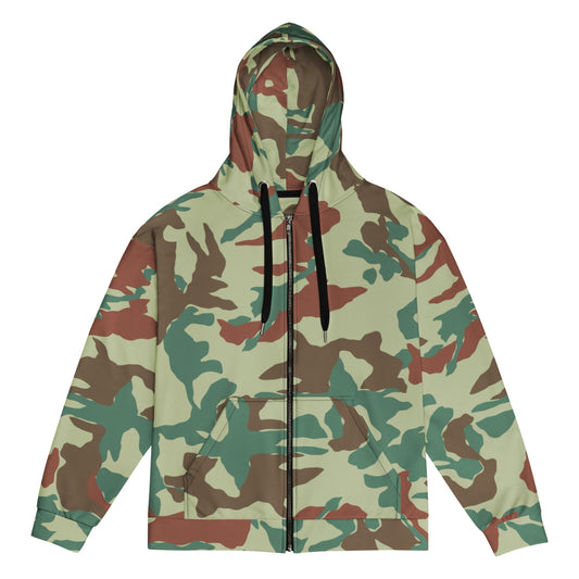 Japanese Hokkaido Airborne CAMO Unisex zip hoodie - Zip Hoodie