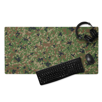 Japanese Jietai Flecktarn Woodland CAMO Gaming mouse pad - 36″×18″ - Mouse Pad