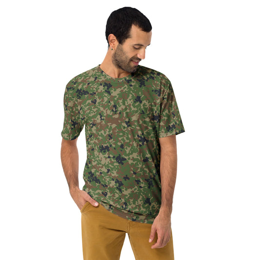 Japanese Jietai Flecktarn Woodland CAMO Men’s T-shirt - Mens T-Shirt