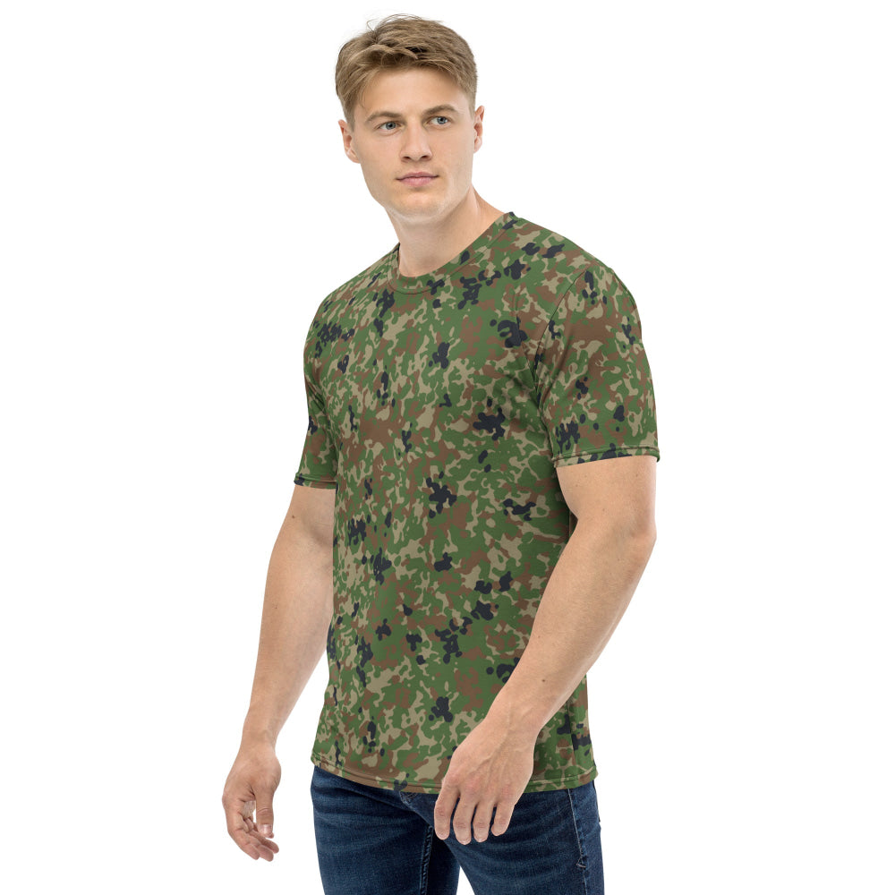 Japanese Jietai Flecktarn Woodland CAMO Men’s T-shirt - Mens T-Shirt