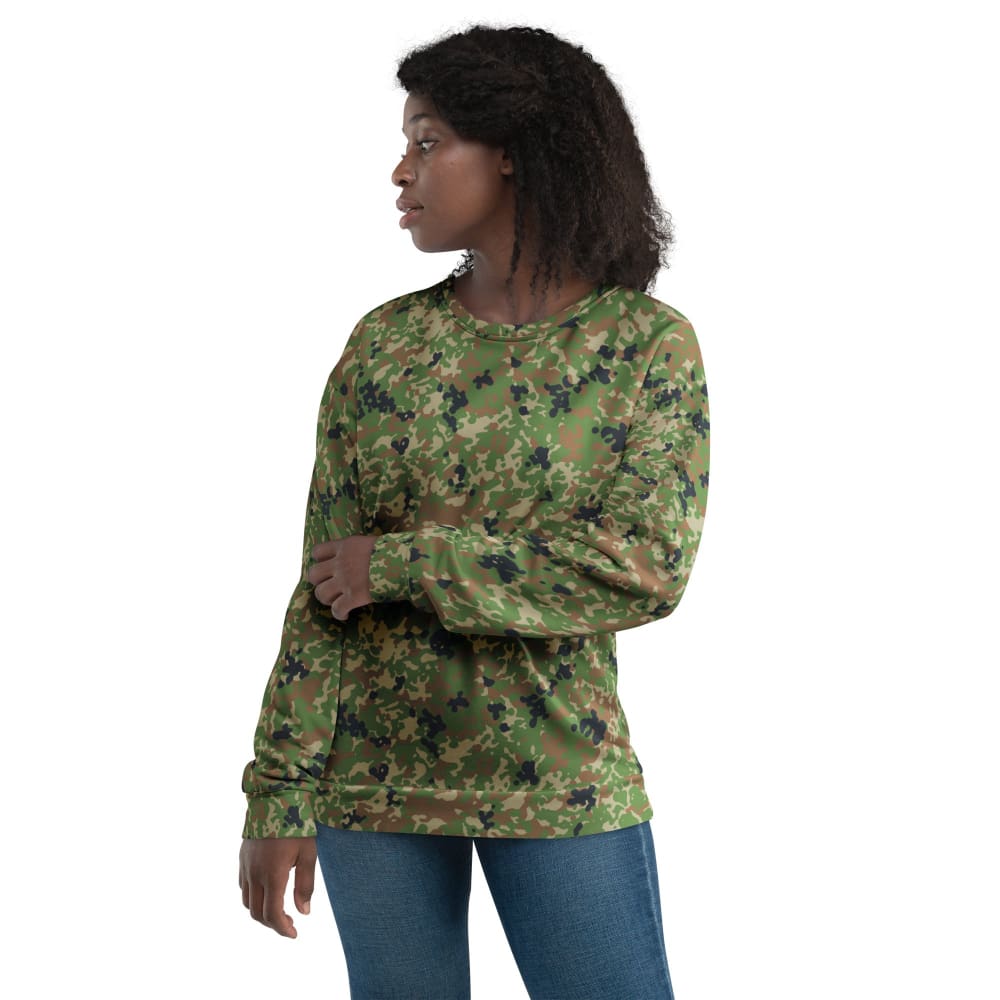 Japanese Jietai Flecktarn Woodland CAMO Unisex Sweatshirt