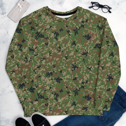 Japanese Jietai Flecktarn Woodland CAMO Unisex Sweatshirt