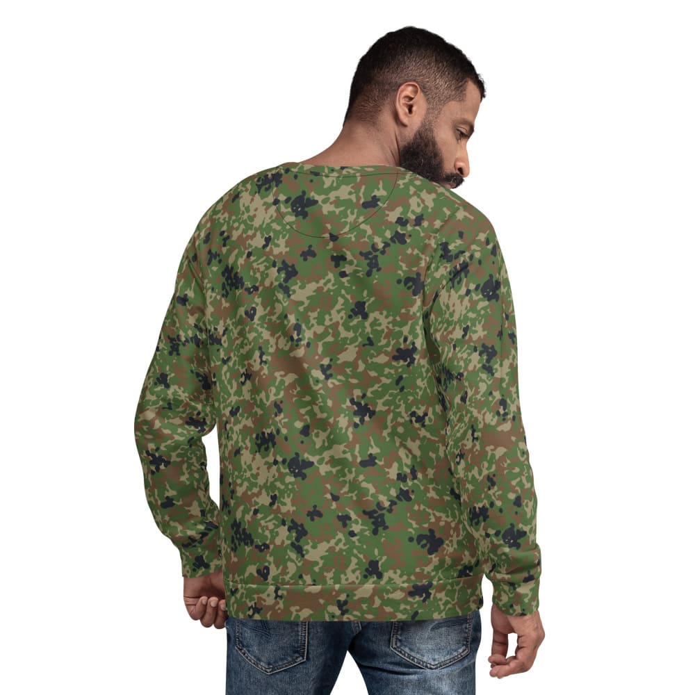 Japanese Jietai Flecktarn Woodland CAMO Unisex Sweatshirt