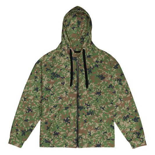 Japanese Jietai Flecktarn Woodland CAMO Unisex zip hoodie - Zip Hoodie