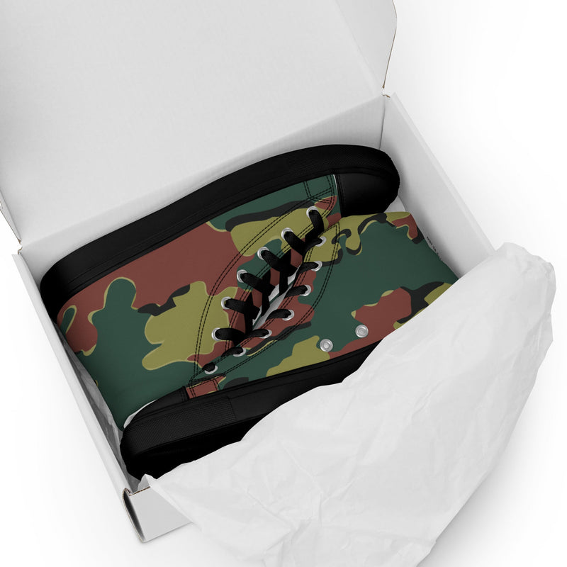 Jigsaw CAMO Mens High-Top Canvas Shoes