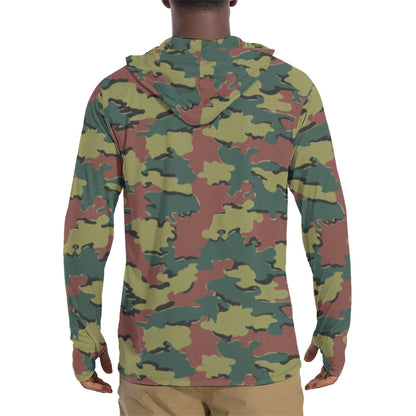 Jigsaw CAMO Mens Sunscreen Sports Hoodie With Thumb Holes