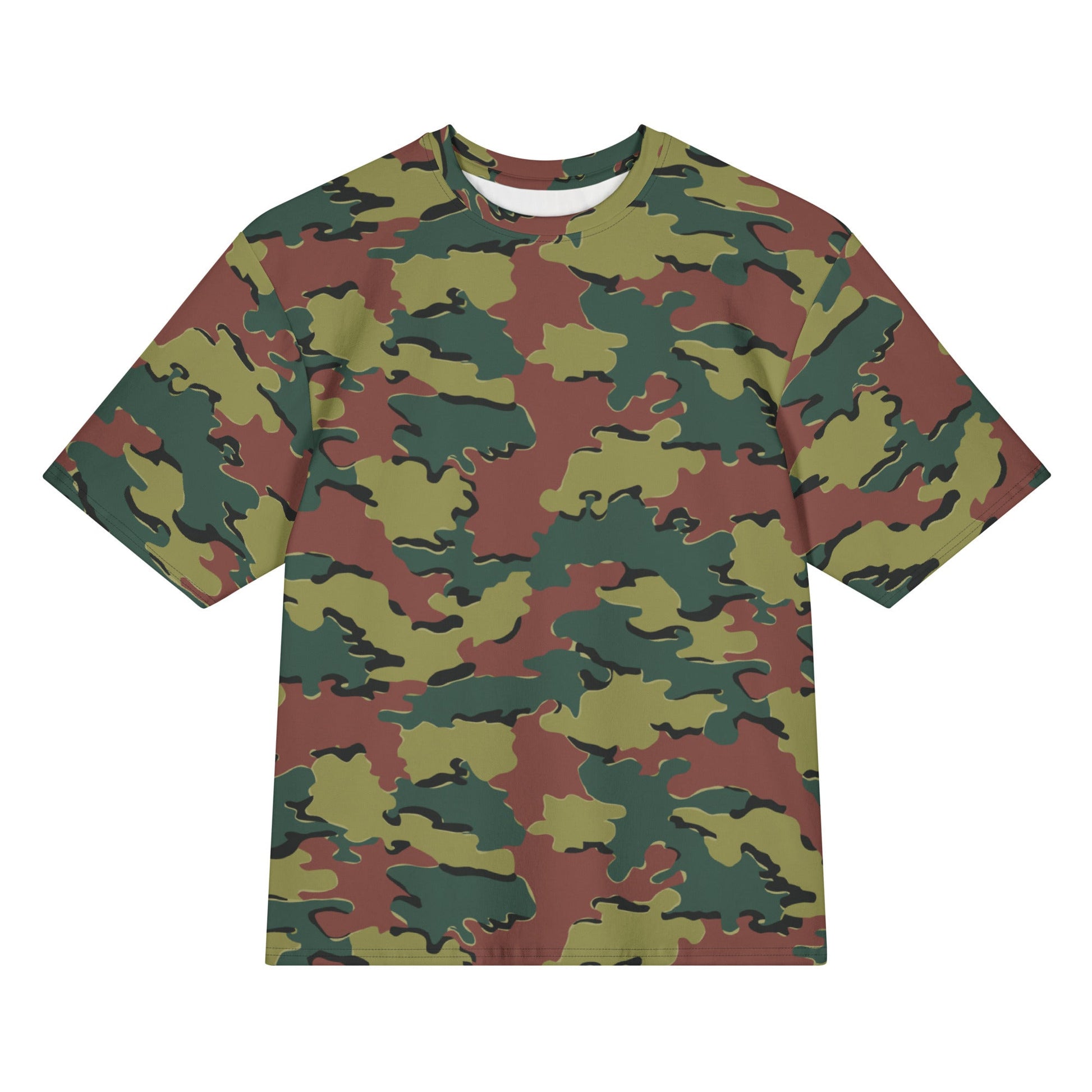 Jigsaw CAMO Oversized cotton t-shirt - 2XS