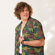 Jigsaw CAMO Unisex Short-Sleeve Button Shirt - 2XS - Button-Up