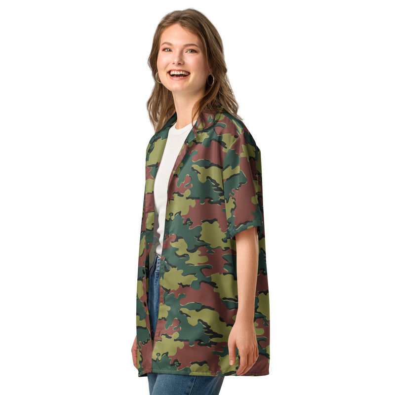 Jigsaw CAMO Unisex Short-Sleeve Button Shirt - Button-Up