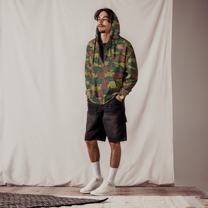 Jigsaw CAMO Unisex Zip Hoodie