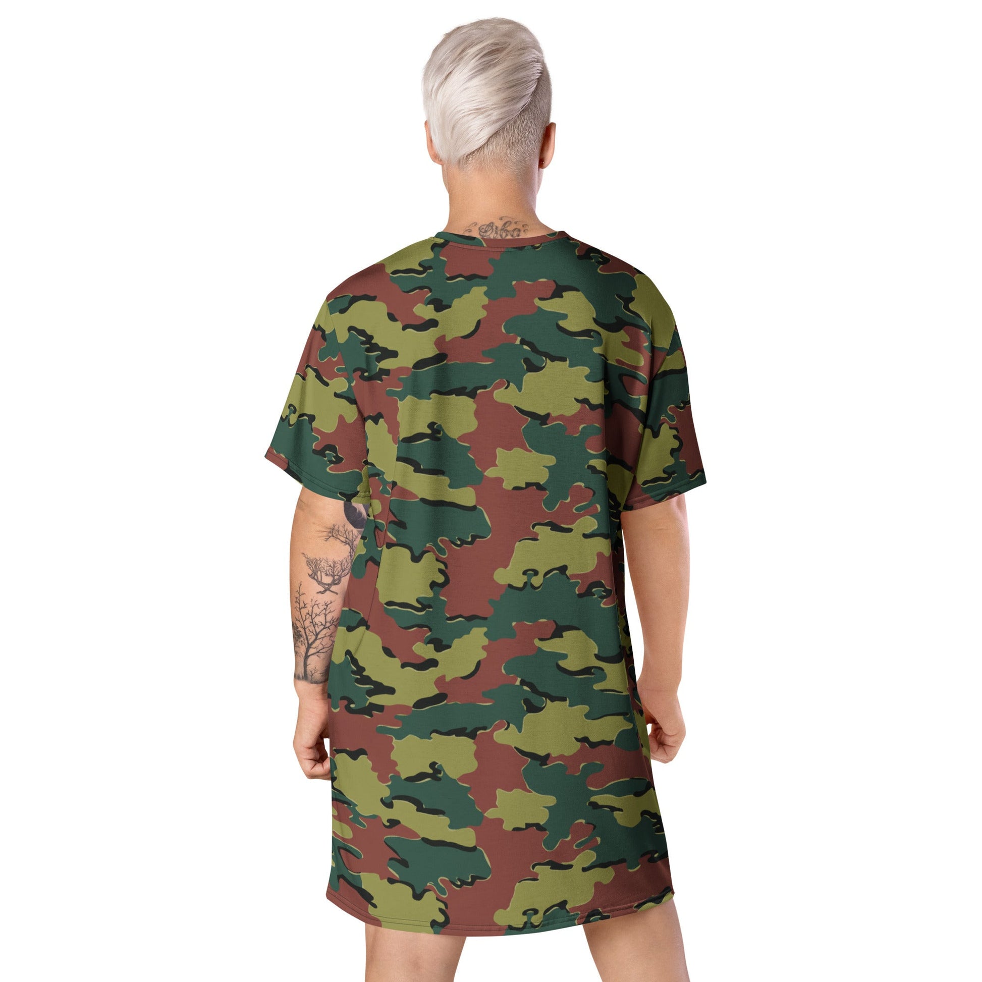 Jigsaw CAMO Womens T-Shirt Dress
