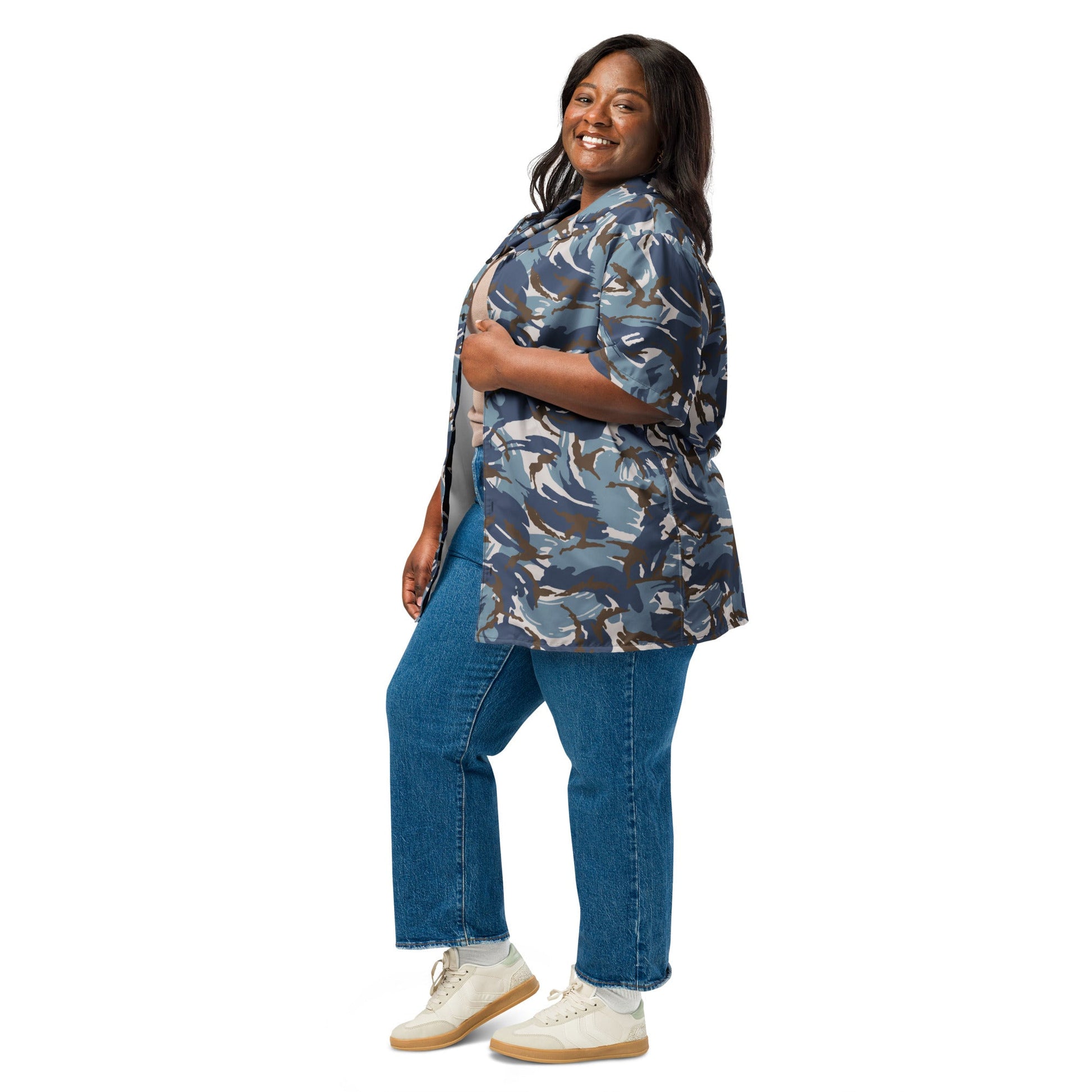 Jordanian DPM Al Darak Urban CAMO Unisex button shirt - Button Shirts