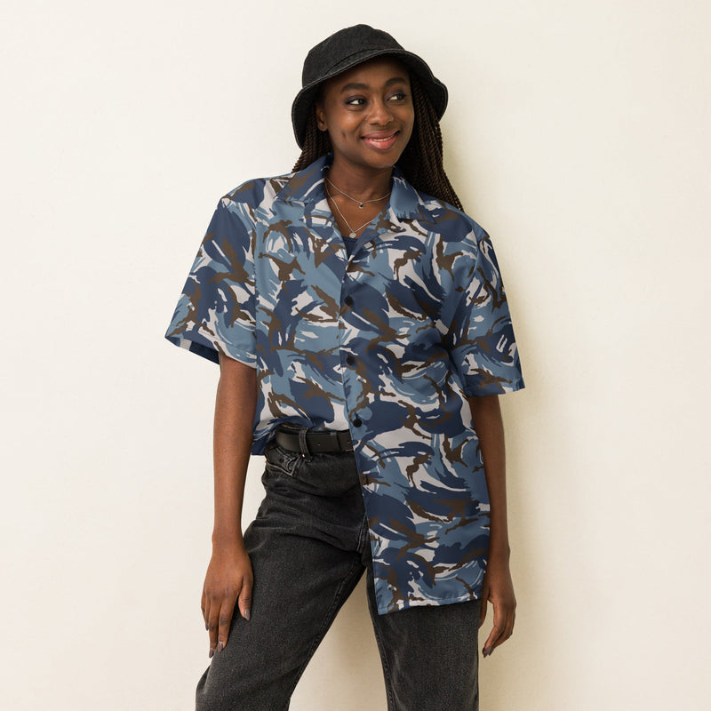 DPM Al Darak Urban CAMO Unisex Short-Sleeve Button Shirt - Button-Up