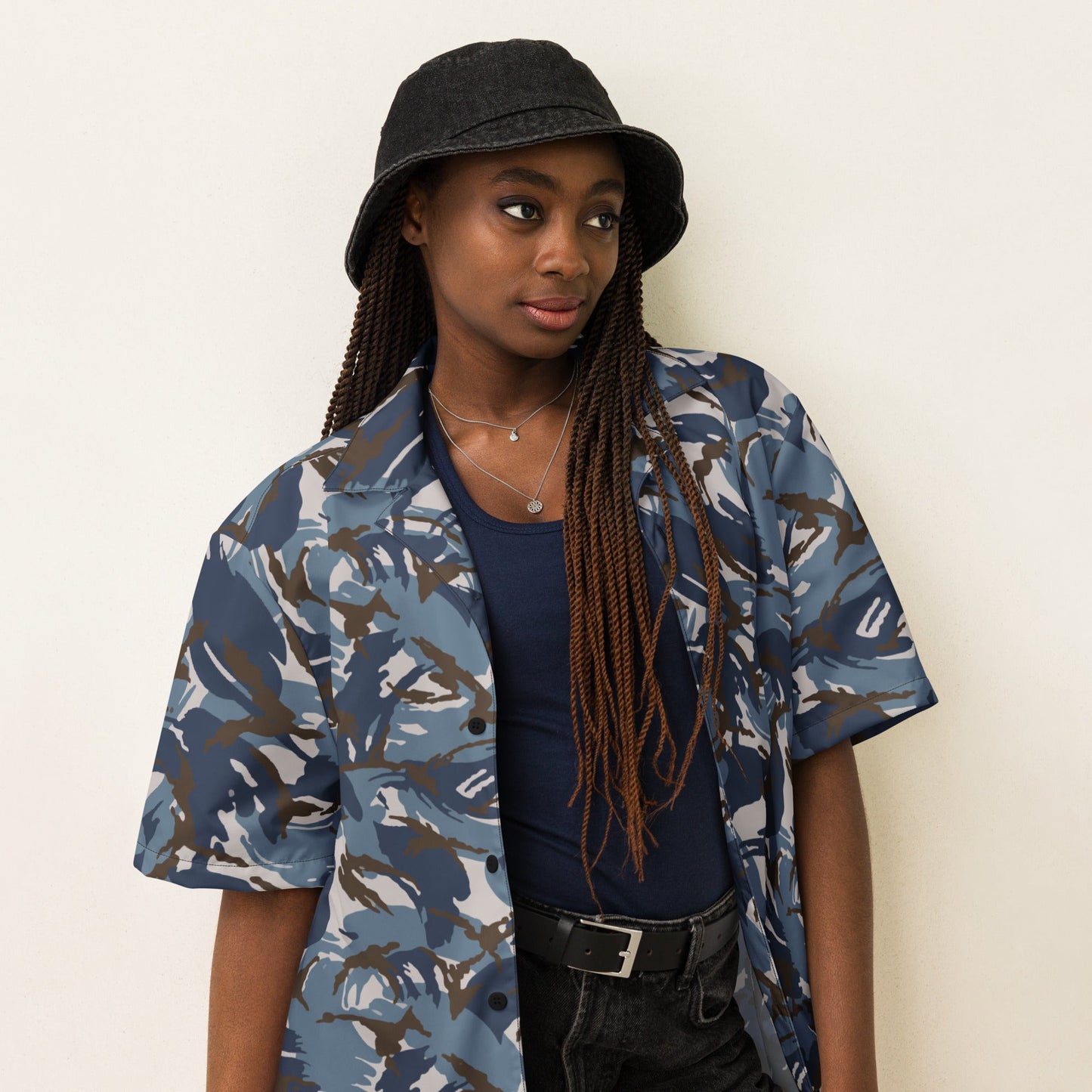 Jordanian DPM Al Darak Urban CAMO Unisex button shirt - Button Shirts