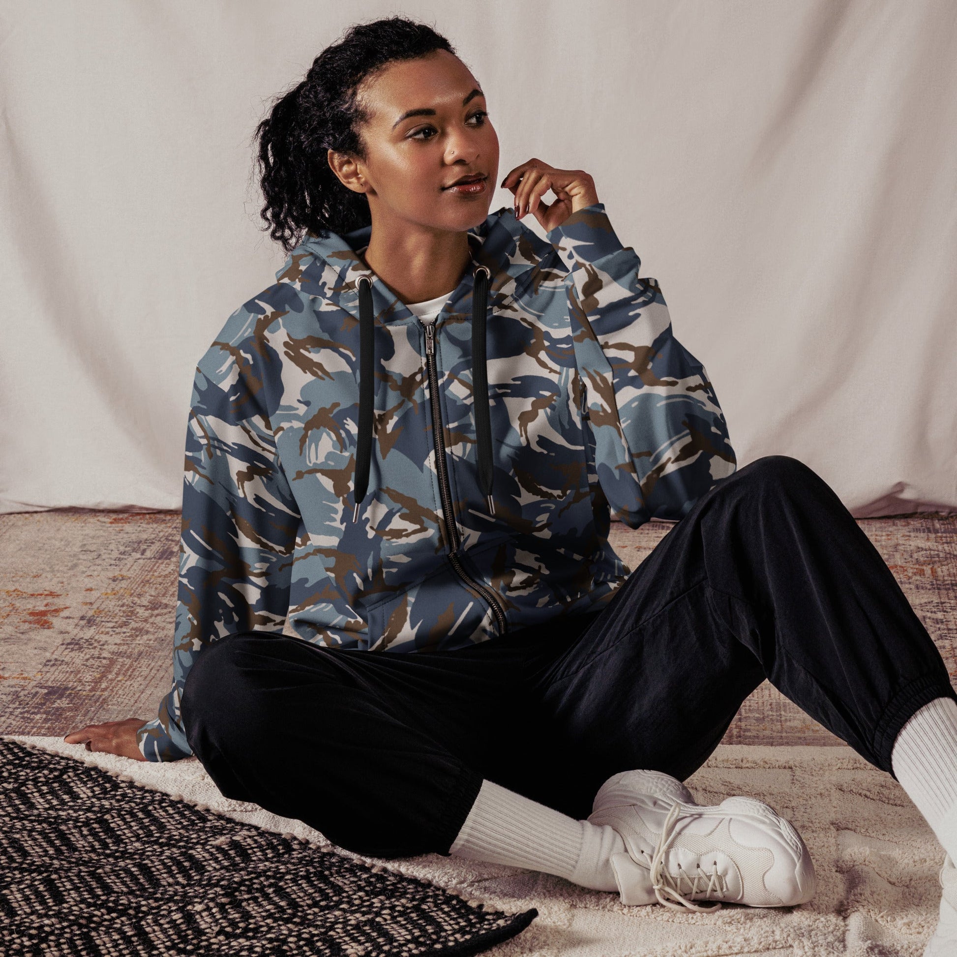 Jordanian DPM Al Darak Urban CAMO Unisex zip hoodie - Zip Hoodies