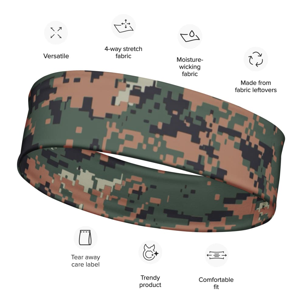 Jordanian KA2 Special Forces Digital CAMO Headband - L