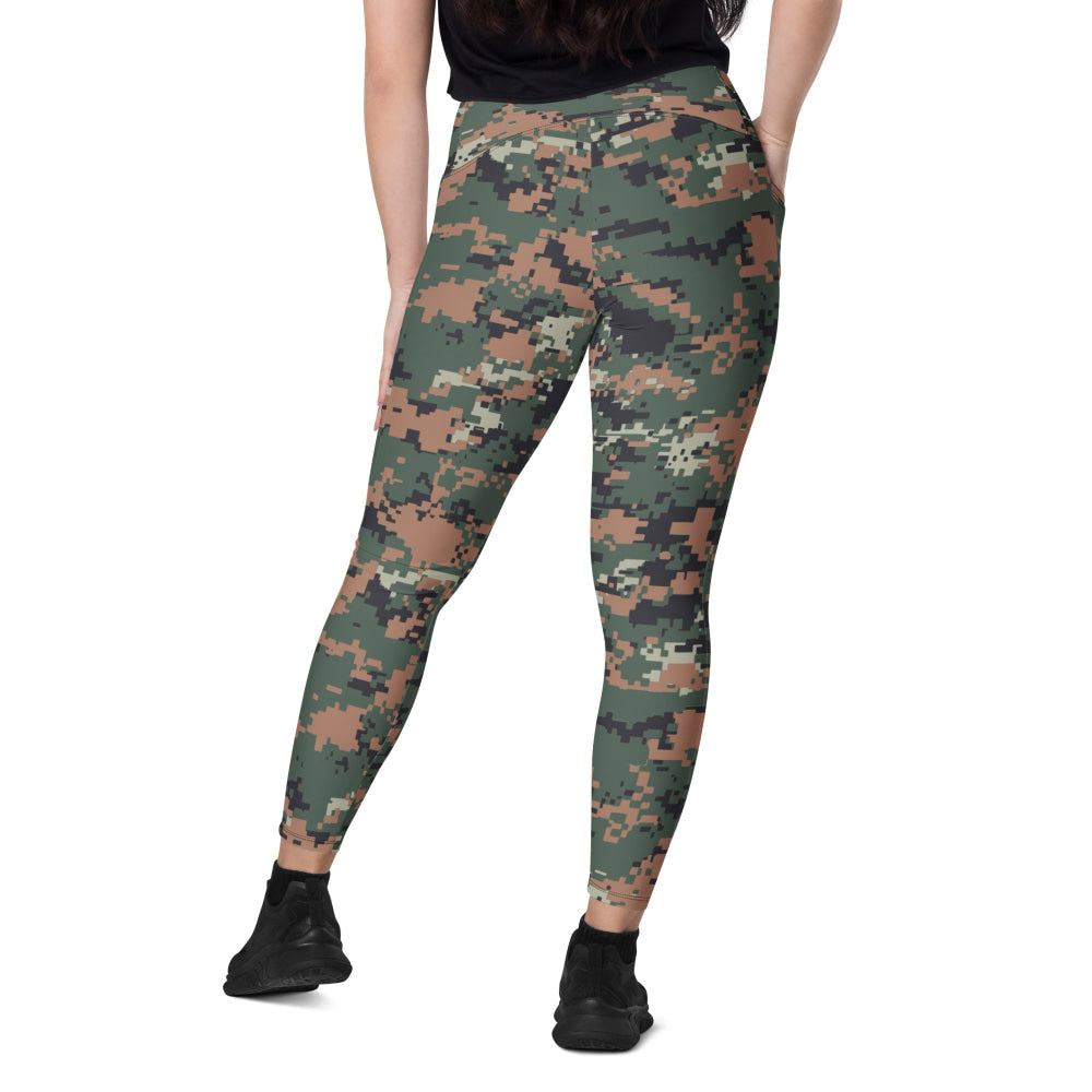 Jordanian KA2 Special Forces Digital CAMO Leggings with pockets - Womens With Pockets