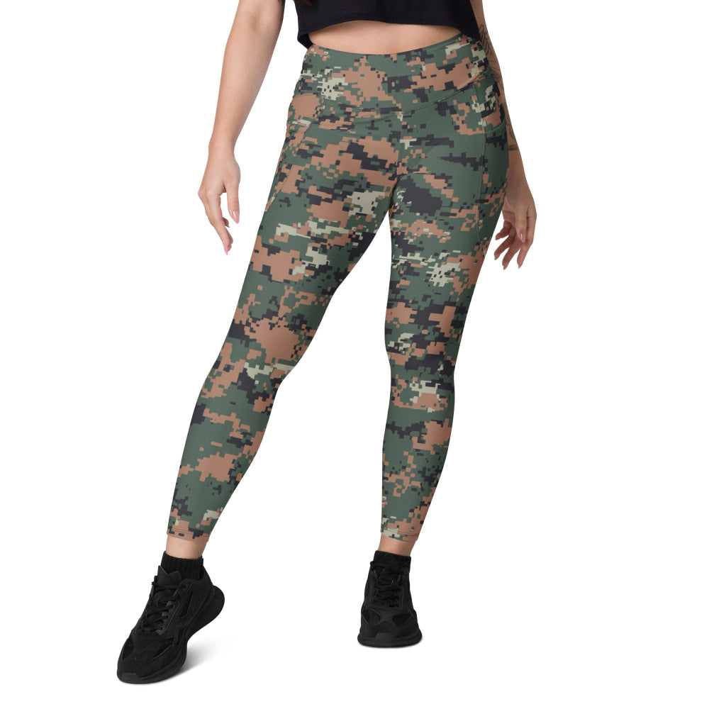 Jordanian KA2 Special Forces Digital CAMO Leggings with pockets - Womens With Pockets