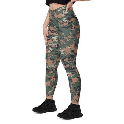 Jordanian KA2 Special Forces Digital CAMO Leggings with pockets - Womens With Pockets