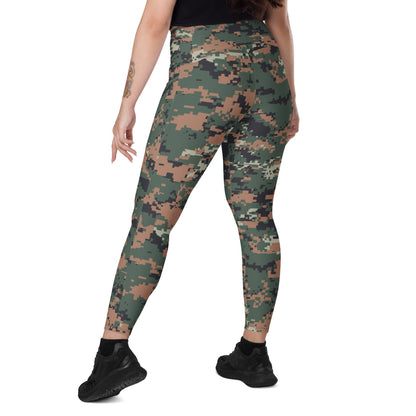 Jordanian KA2 Special Forces Digital CAMO Leggings with pockets - Womens With Pockets