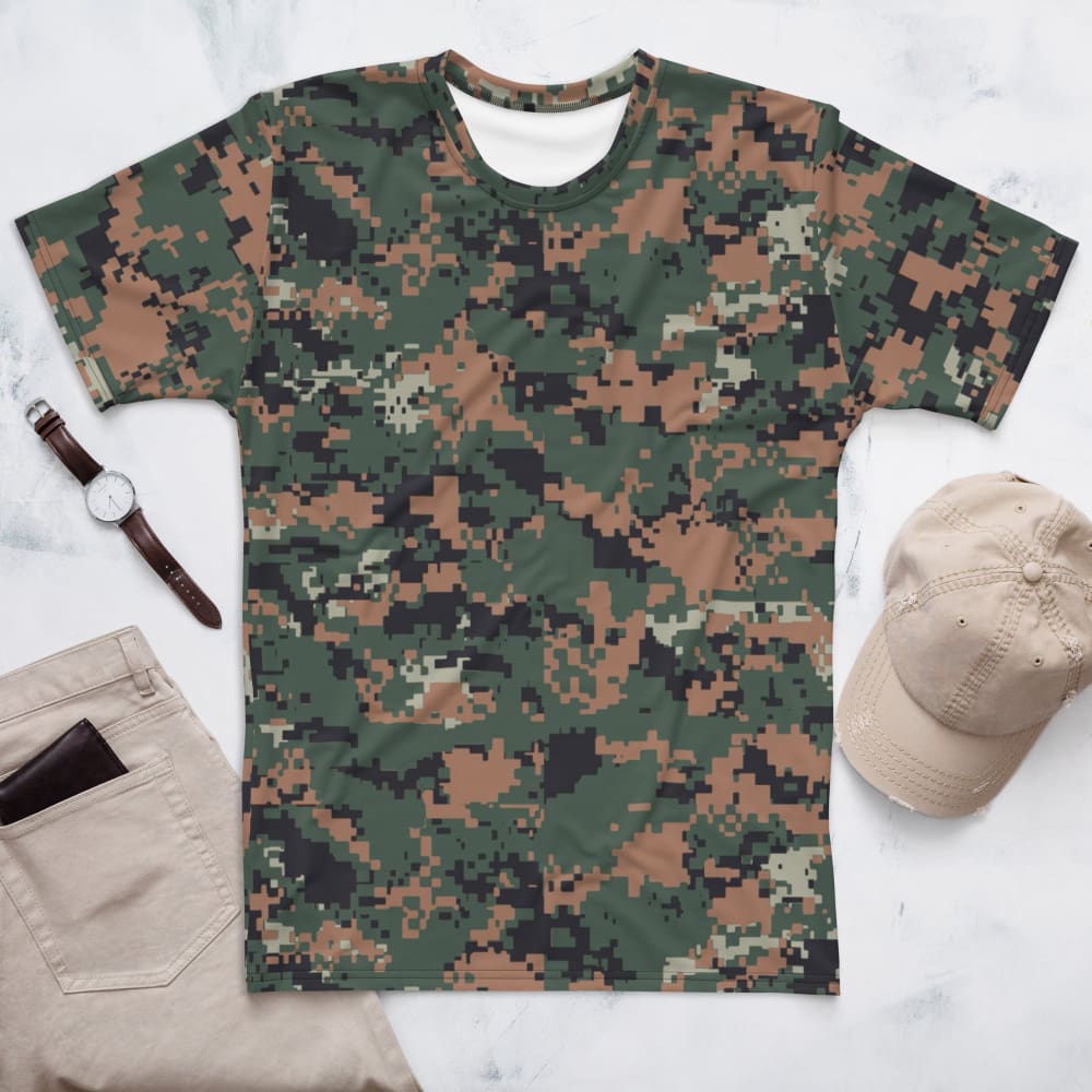 Jordanian KA2 Special Forces Digital CAMO Men’s T - shirt - XS Mens