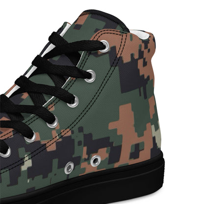 Jordanian KA2 Special Forces Digital CAMO Men’s high top canvas shoes - Mens High Top Canvas Shoes