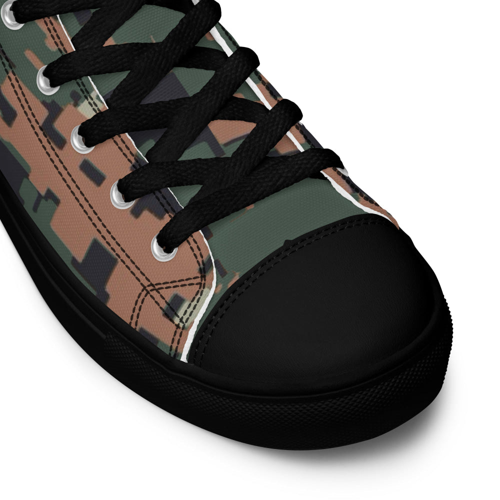 Jordanian KA2 Special Forces Digital CAMO Men’s high top canvas shoes - Mens High Top Canvas Shoes