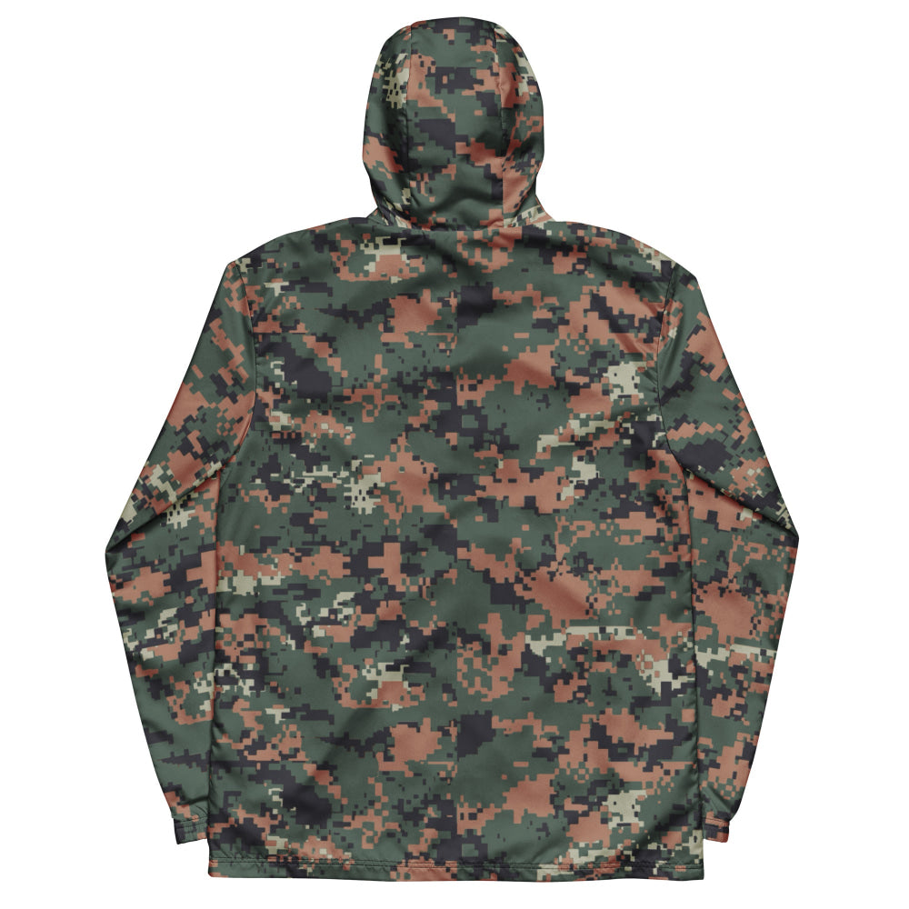 Jordanian KA2 Special Forces Digital CAMO Men’s windbreaker - Mens Windbreaker