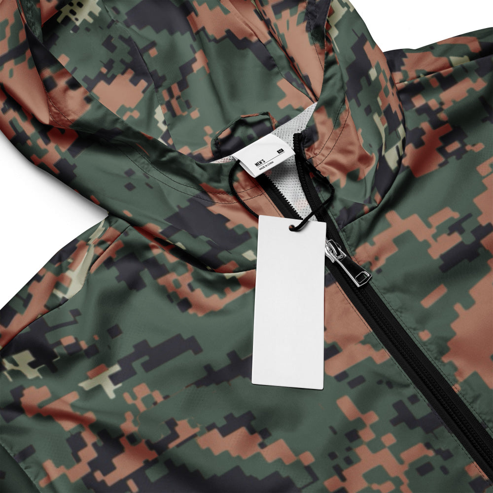 Jordanian KA2 Special Forces Digital CAMO Men’s windbreaker - Mens Windbreaker