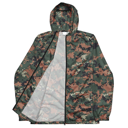 Jordanian KA2 Special Forces Digital CAMO Men’s windbreaker - Mens Windbreaker