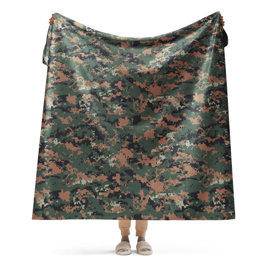 Jordanian KA2 Special Forces Digital CAMO Sherpa blanket - 60″×80″ - Blanket