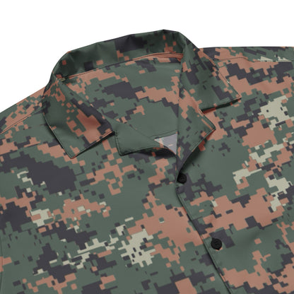 Jordanian KA2 Special Forces Digital CAMO Unisex button shirt - Button Shirt