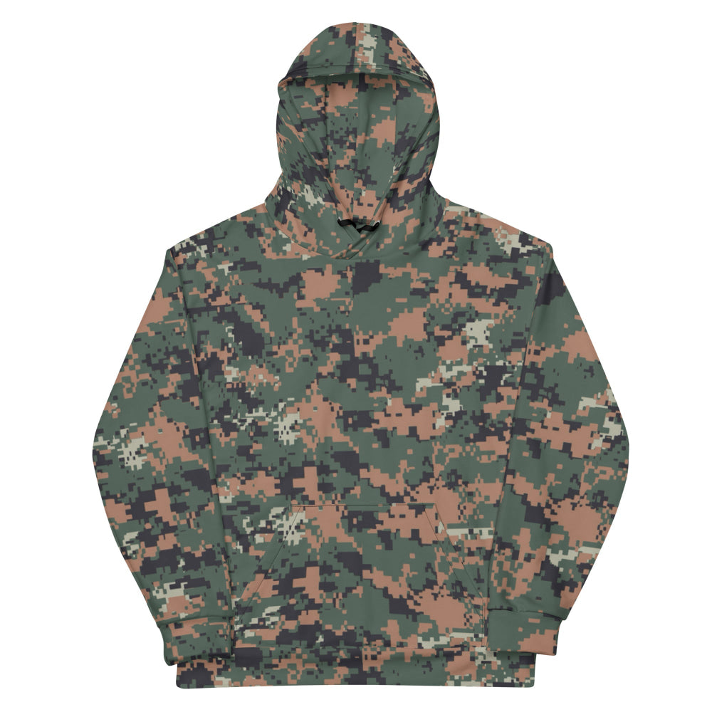 Jordanian KA2 Special Forces Digital CAMO Unisex Hoodie - 2XS