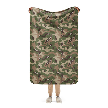 Jordanian Multi-Terrain CAMO Sherpa Blanket - 37″×57″